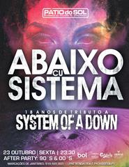Abaixo Cu Sistema – Tributo System of a Down | After party: 90´s & 00´