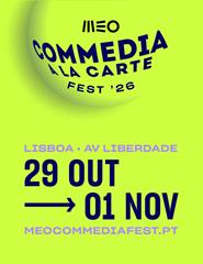 Source image — MAIS À LARGA | MEO COMMEDIA À LA CARTE FEST"26.