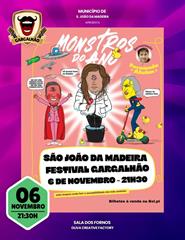 Afbeelding van de bron — Gargalhão"26 . Monstros do Ano, com Fernando Alvim
