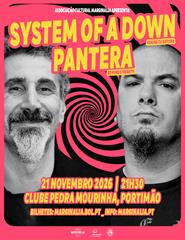 Bild der Quelle — Tributo System Of A Down + Pantera - AC Marginália