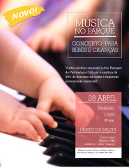 Música no Parque - Concerto para bebés e crianças - 0 aos 6 anos