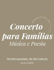 Concerto para Famílias - Música e Poesia