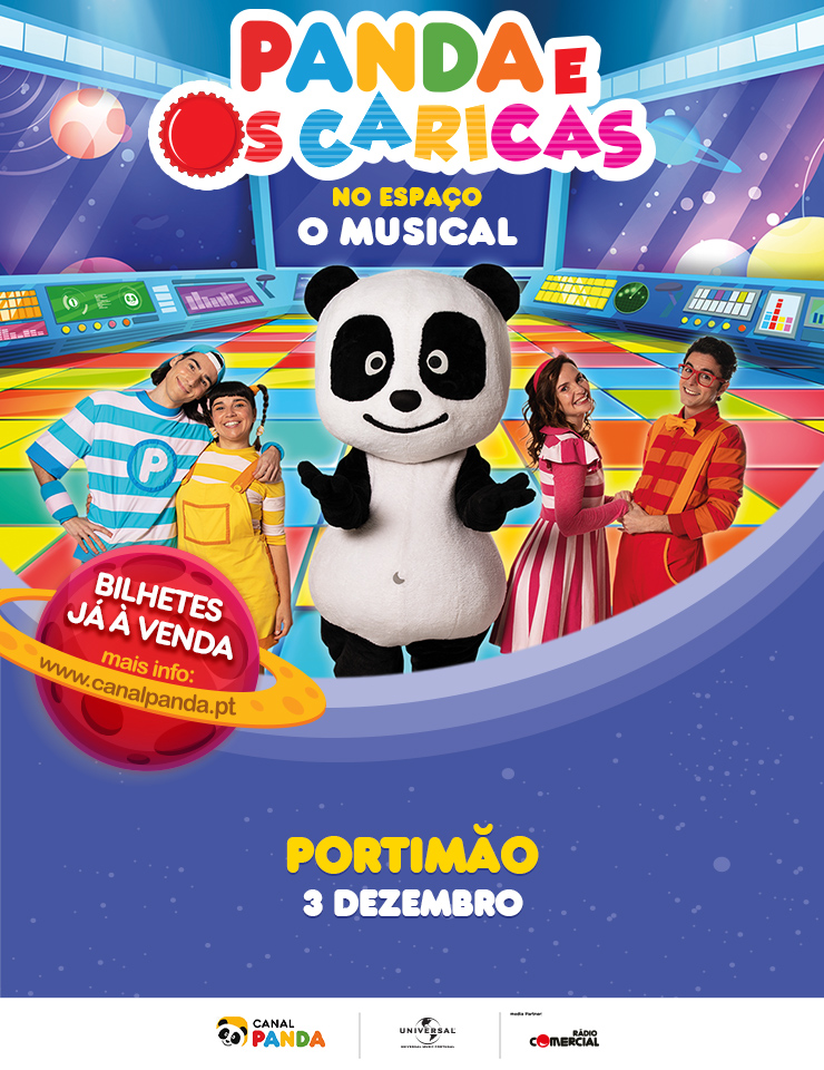 Entradas Panda e os Caricas O Musical No espaço Portimão Arena