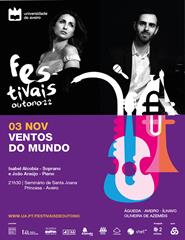 "Ventos do Mundo" - Isabel Alcobia (soprano) e João Araújo (piano)