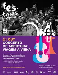 Concerto de Abertura Festivais de Outono: Viagem a Viena