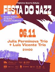 FESTA DO JAZZ 2026 - JULIA PERMINOVA + LUÍS VICENTE