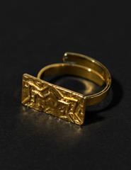 Anel Prata Dourada | Silver Gilt Ring