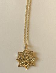 Fio Prata Dourada Medalha Estrela | Star Necklace