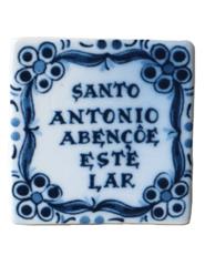 Íman | Magnet Azulejo Santo António azul e branco
