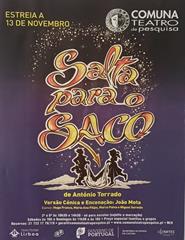 Cartaz - SALTA PARA O SACO